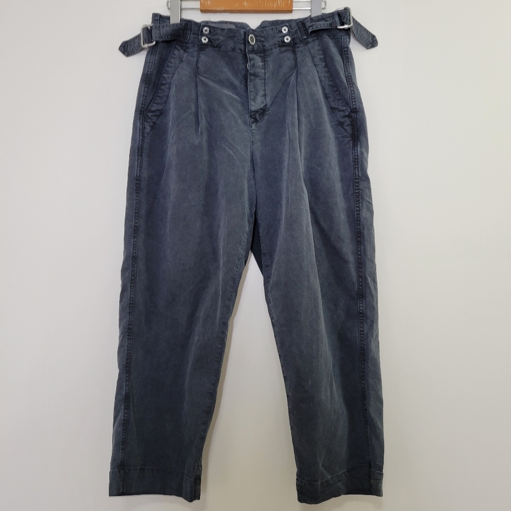 Anthropologie high rise straight leg pants 29 grey